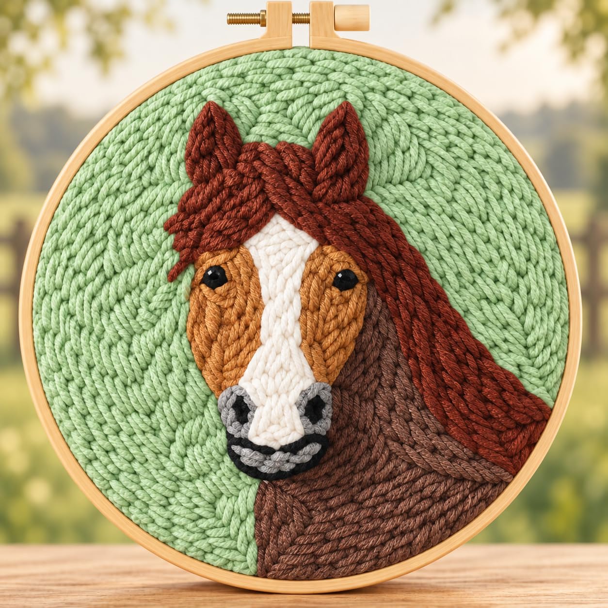 CYANFOUR Highland Cow Punch Needle Kit - Beginner Craft -11