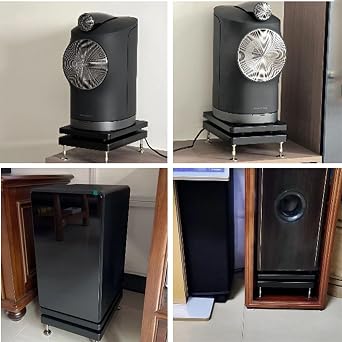 2-Floor Subwoofer Isolation Stand Speaker Stands with Foot Spikes, Stable Base for Optimal Sound Performance(40 * 45 * 8CM)