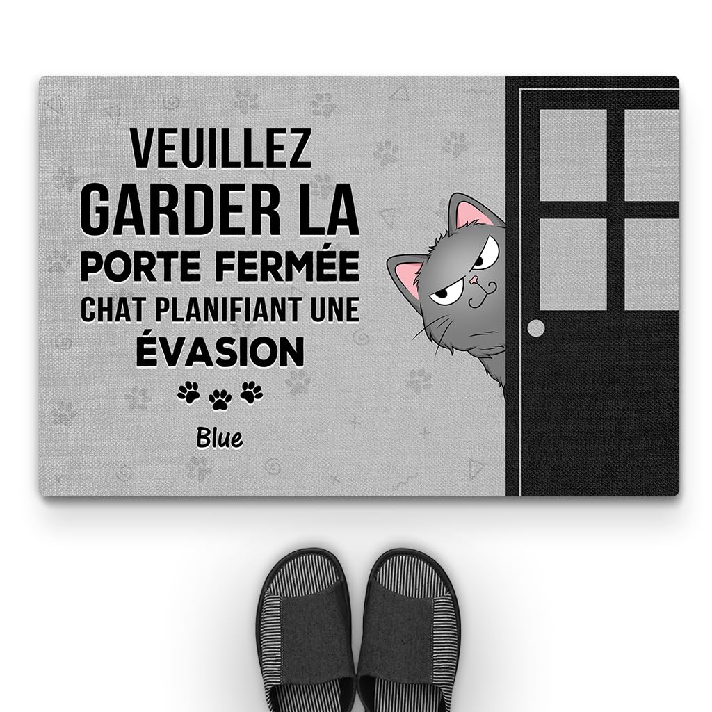 Tapis personnalisé prénom Cadeau Plus une idée cadeau crémaillère