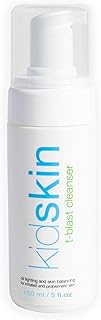 Kidskin - T-Blast Cleanser: Foaming Facial Skin Cleanser for Kids and Preteens with Acne and Oily Skin; Tea Tree Clears Bl...