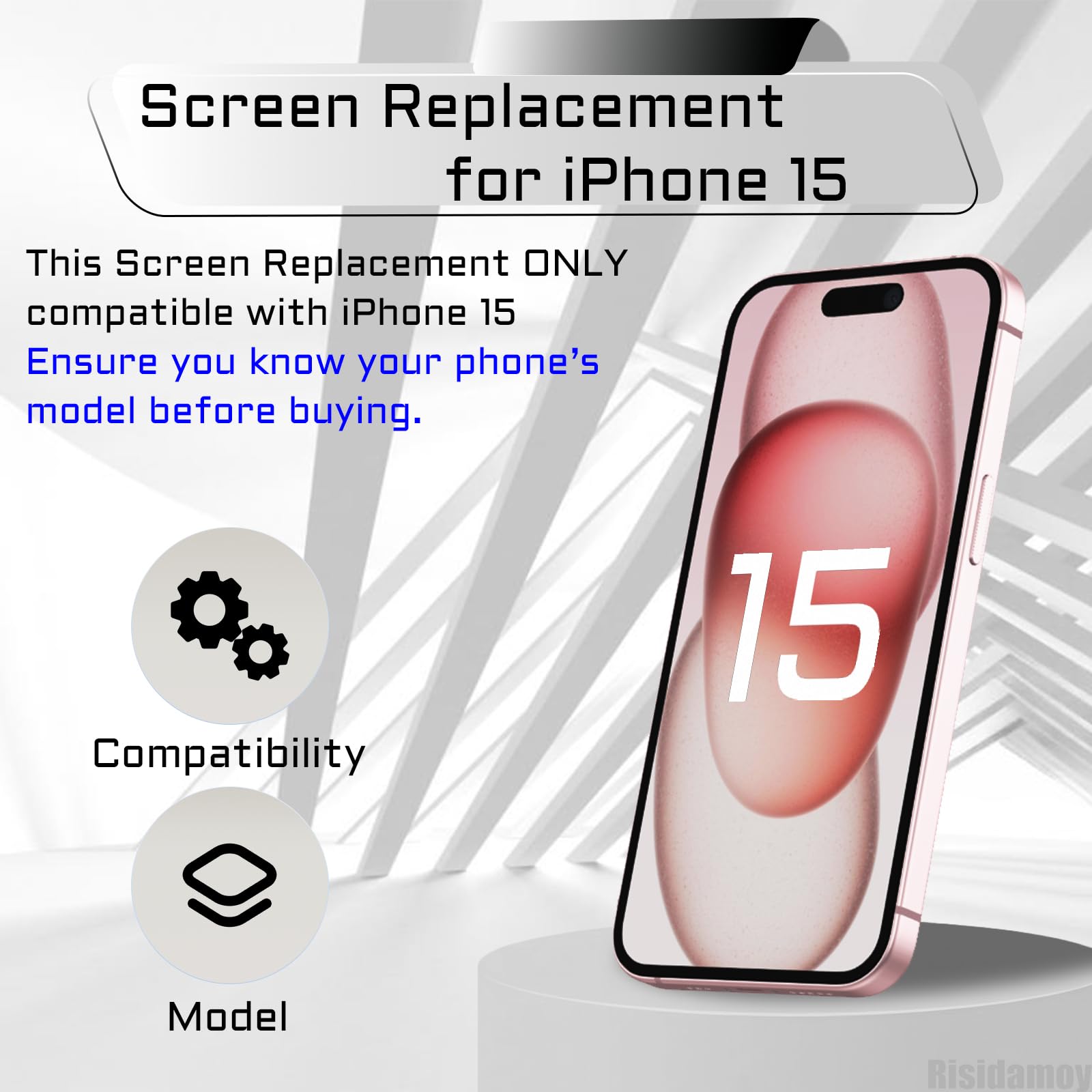 EFaith für iPhone 11 Pro Display 5,8 Ersatzbildschirm 3D Touchscreen
