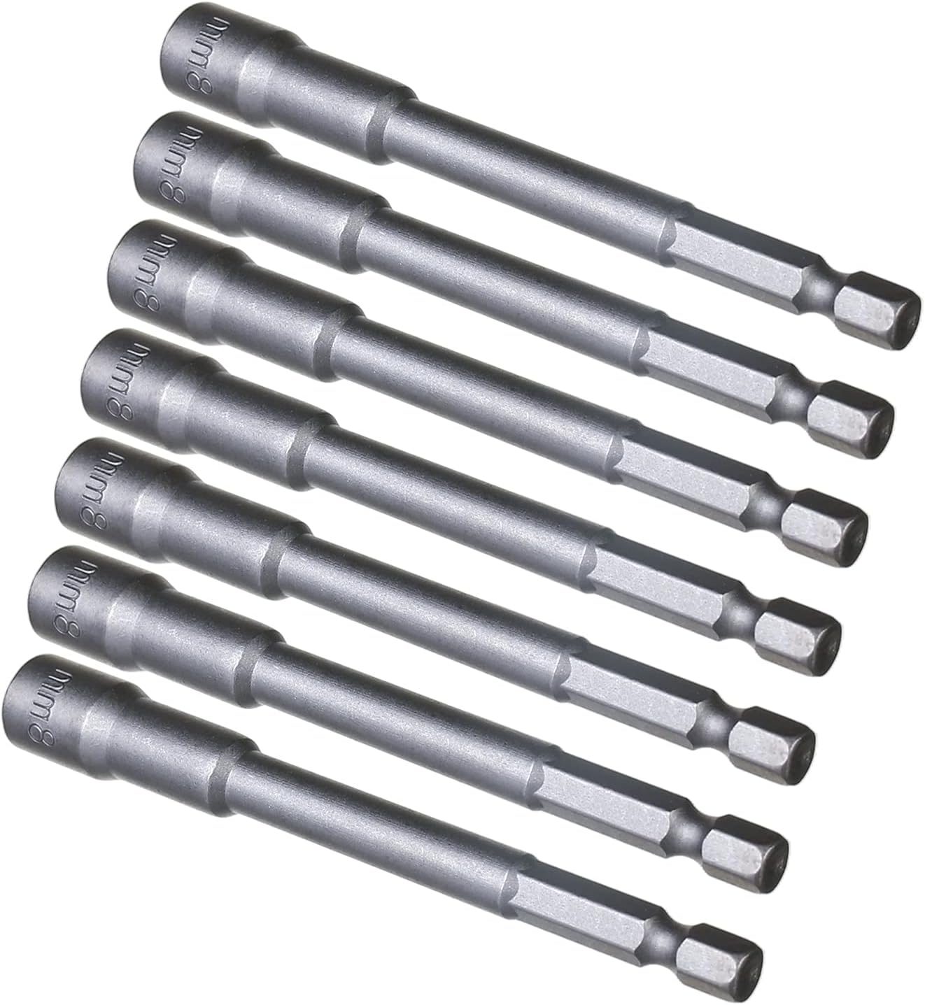 Yinpecly 1/4 Inch Hex Shank Nut Driver Bit Sets 8mm Quick