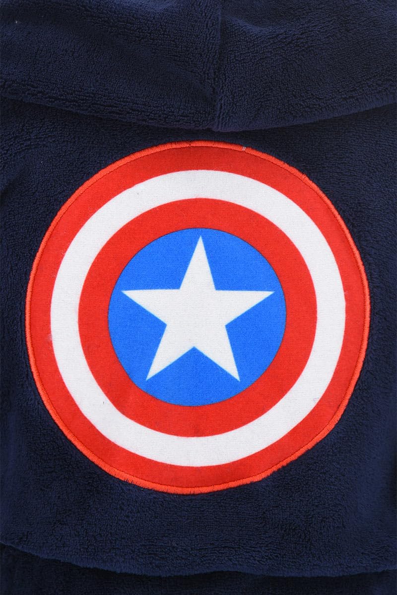 Marvel Avengers Jungen Bademantel (Blau,6 Jahre)