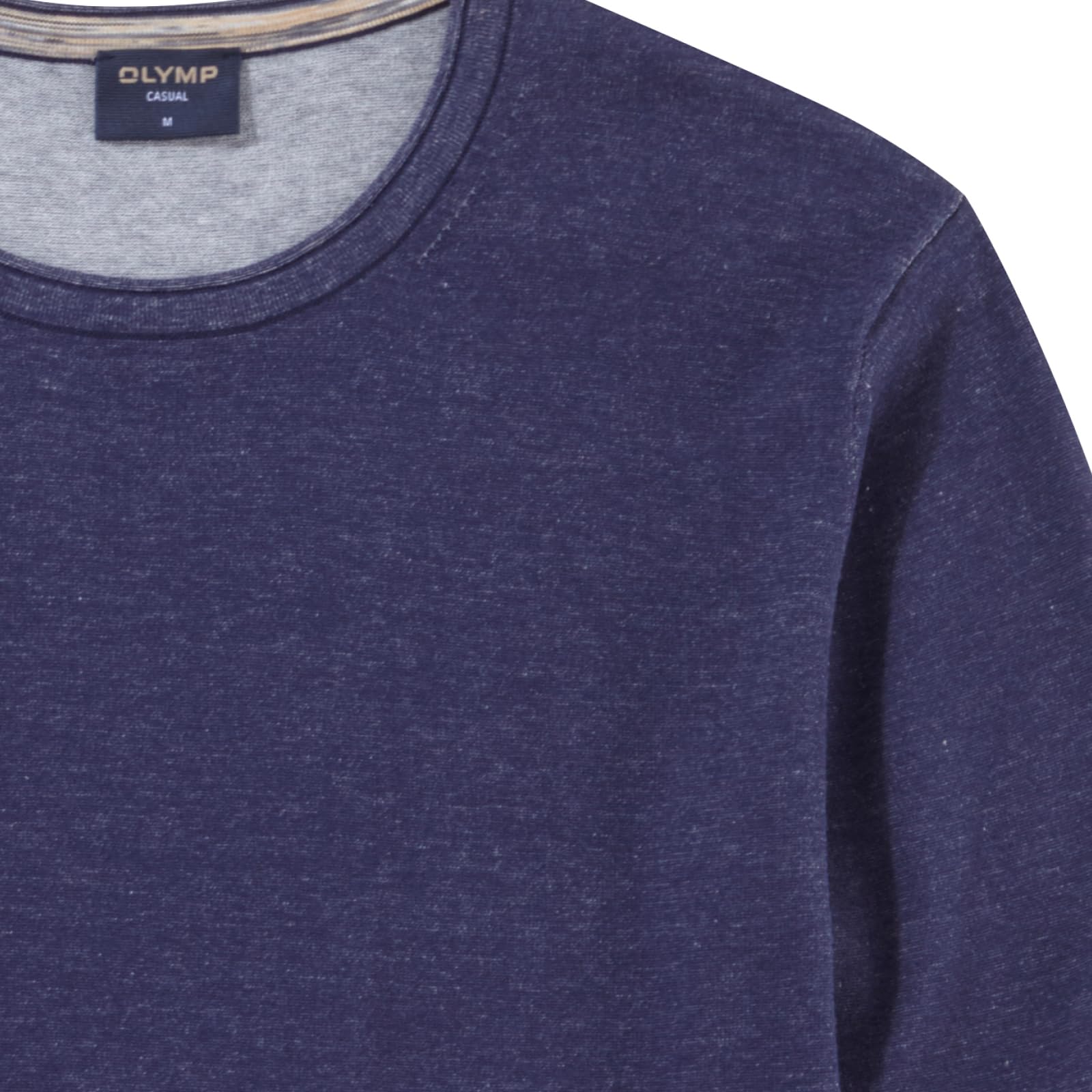 OLYMP Herren Pullover Rundhals Casual.Strick,Single Jersey,Regular fit