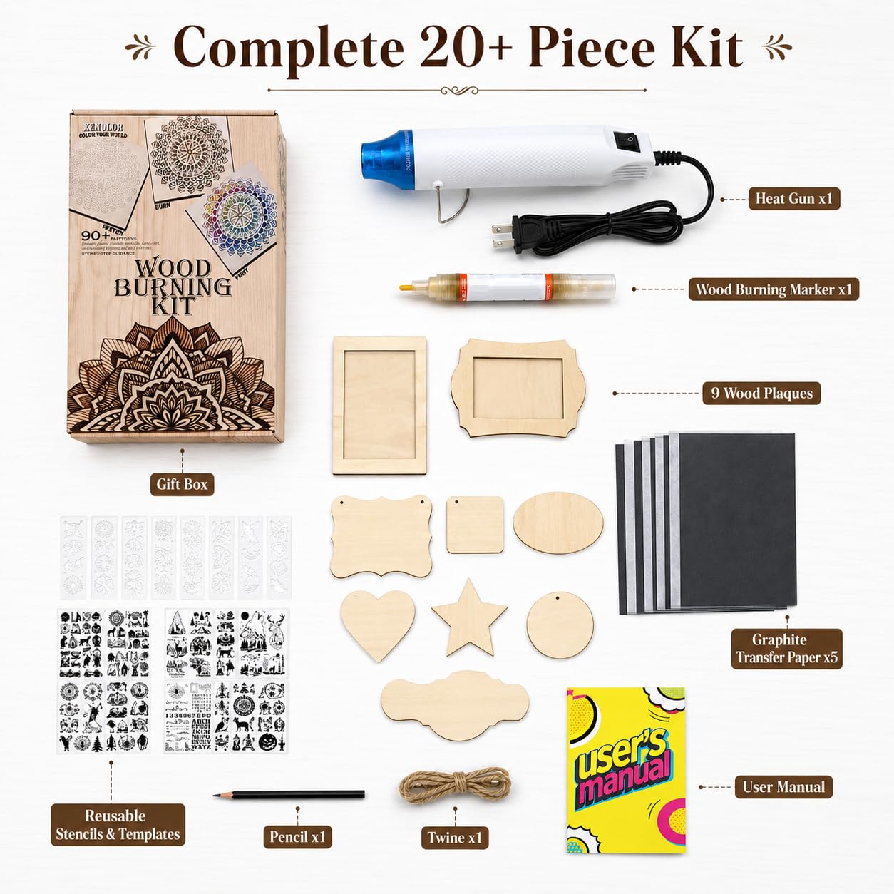 Xenolog Wood Burning Kit - Beginner Pyrography Set -3
