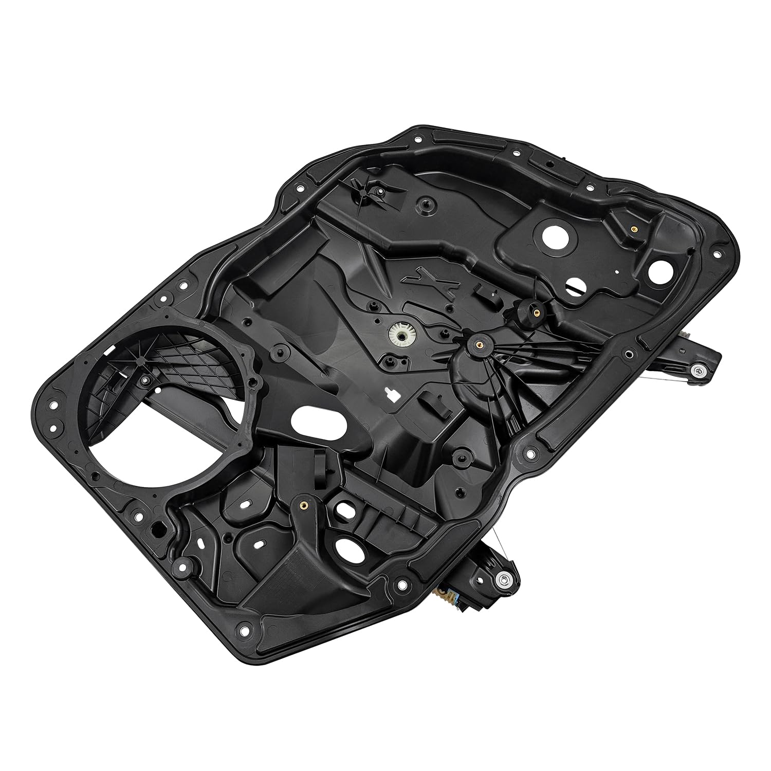 Front Window Regulator Assembly Without Motor Compatible with Porsche Cayenne 958 2011-2018 3.0L 3.6L 4.8L Power Window Actuator Left Driver Side 95854246101
