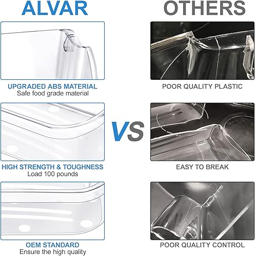 Miniatura 7 de 240356402 Contenedor de puerta de refrigerador y estante de puerta 240323002 compatible con piezas de repuesto para estante de puerta de