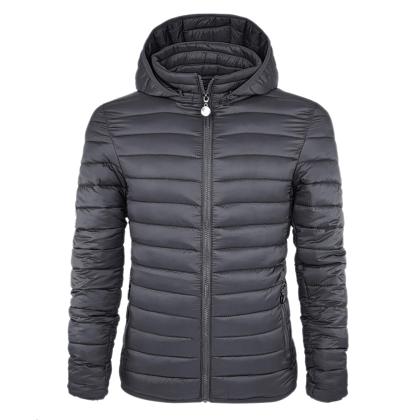 Piumino Uomo Leggero 100 Grammi Giacca Antivento Giubbino softshell Giubbotto Casual Sportivo