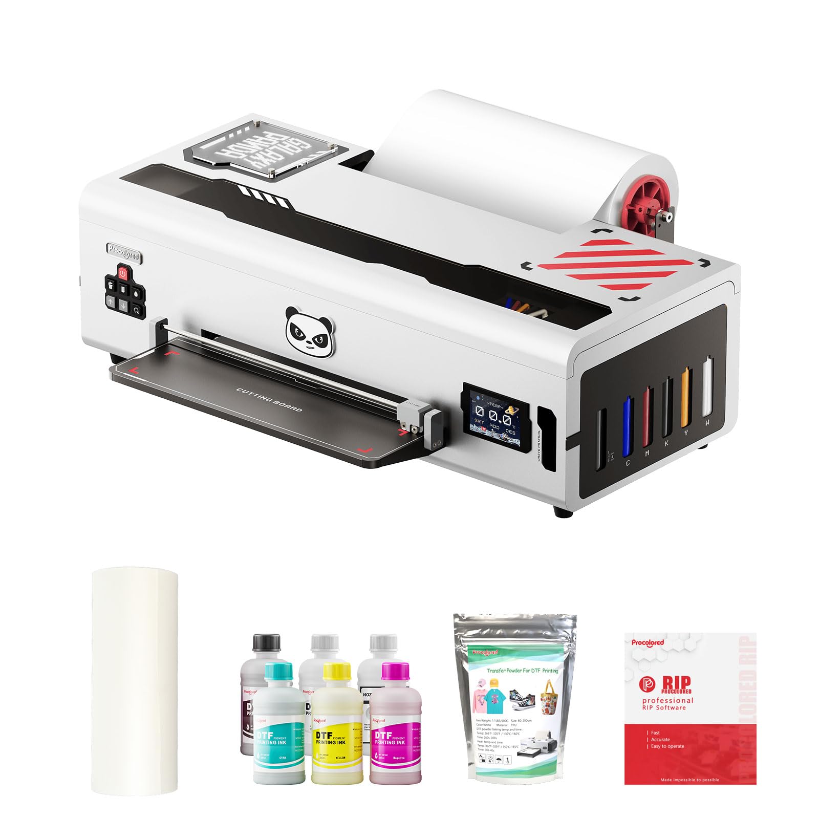 Procolored K13 Lite A3 stampante DTF per magliette, macchina da stampa tessile 33cm con circolazione inchiostro bianco e protezione a infrarossi