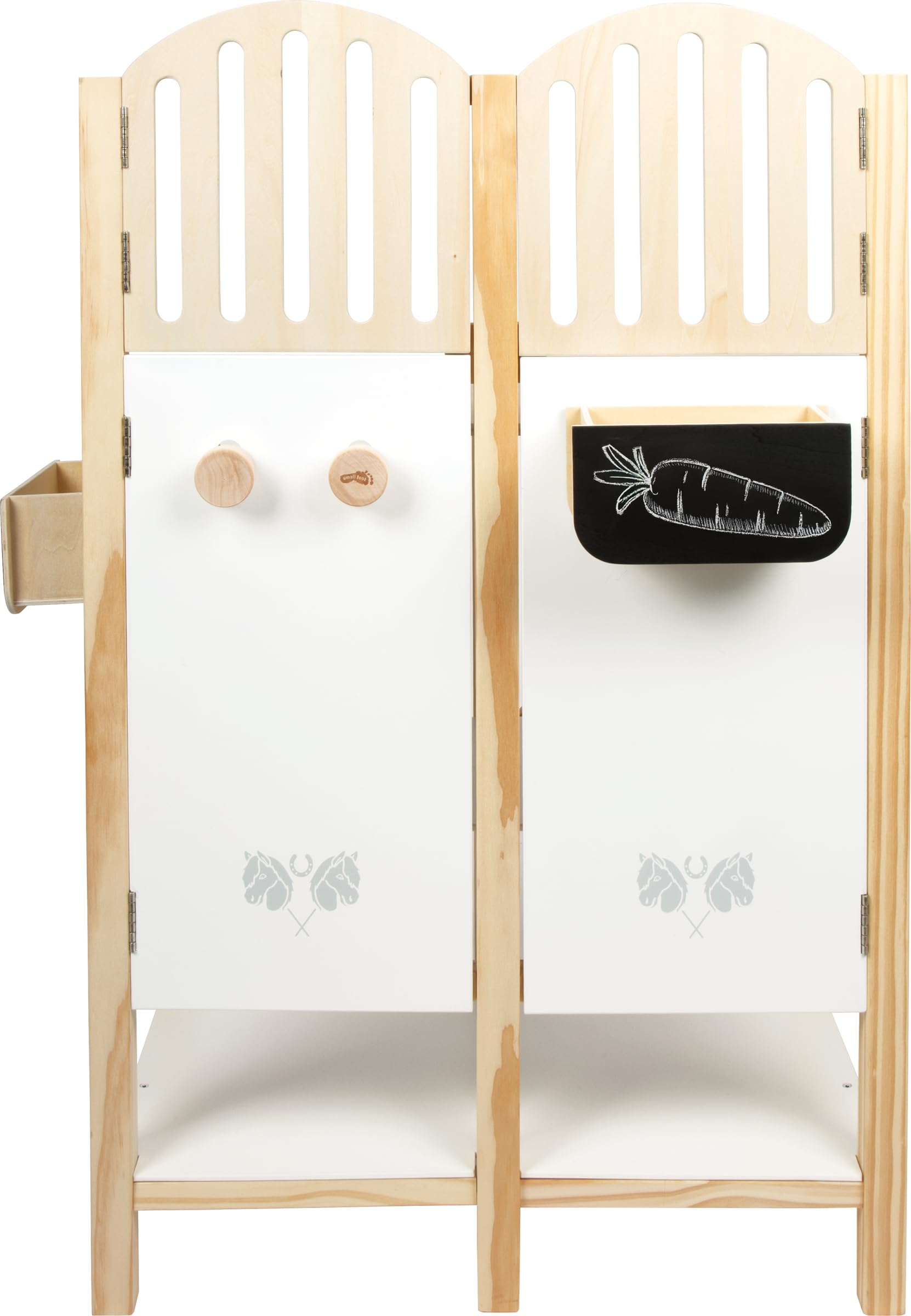 Small Foot Establo para Caballos Hobby, en Madera para Dos Caballos Hobby niños a Partir de 3 años, 12795