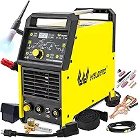 Soldador Weldpro Digital TIG 200GD AC DC 200 Amp Tig/Stick com Pulse CK 17 Worldwide Superflex Torch Garantia de 3 anos Máquina de solda de 220V/110V