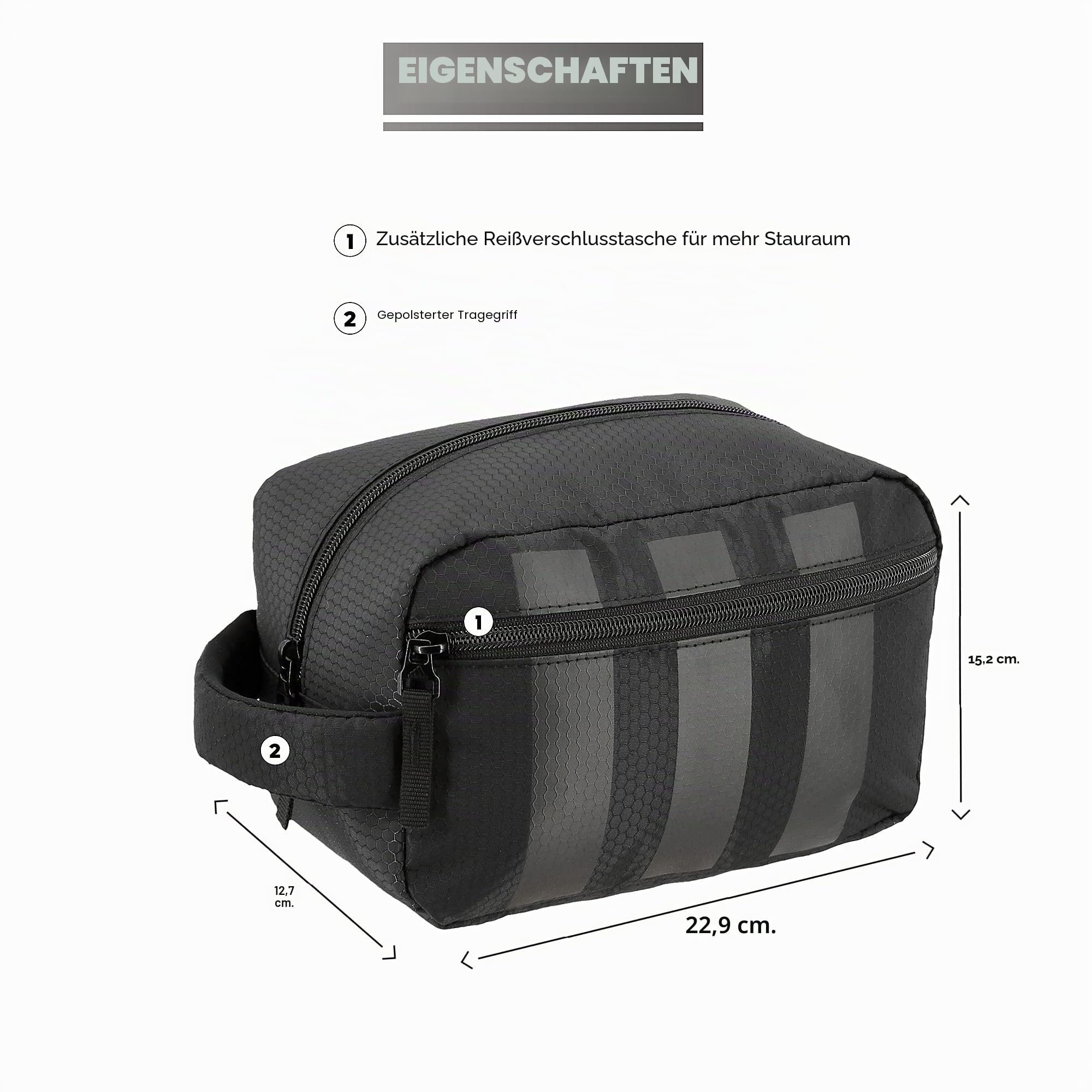 Adidas Team Toiletry Kit Reise Duschtasche, Team Kulturbeutel Reise Duschtasche