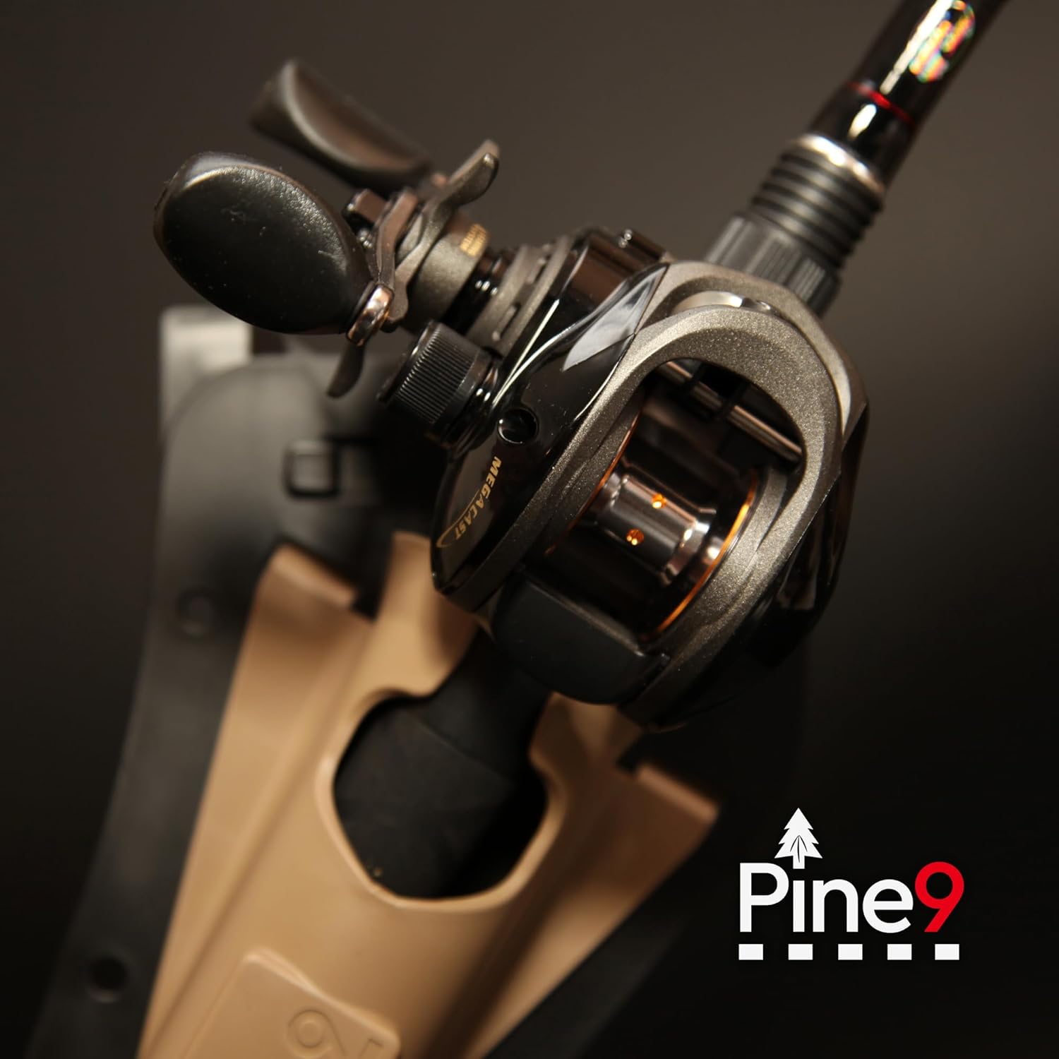 Ambie Fishing Rod Holster - Original Patented Hands-Free Fishing Pole Holder - Ambidextrous Left or Right Hip Carry - Belt Clip Compatible - Made in The USA