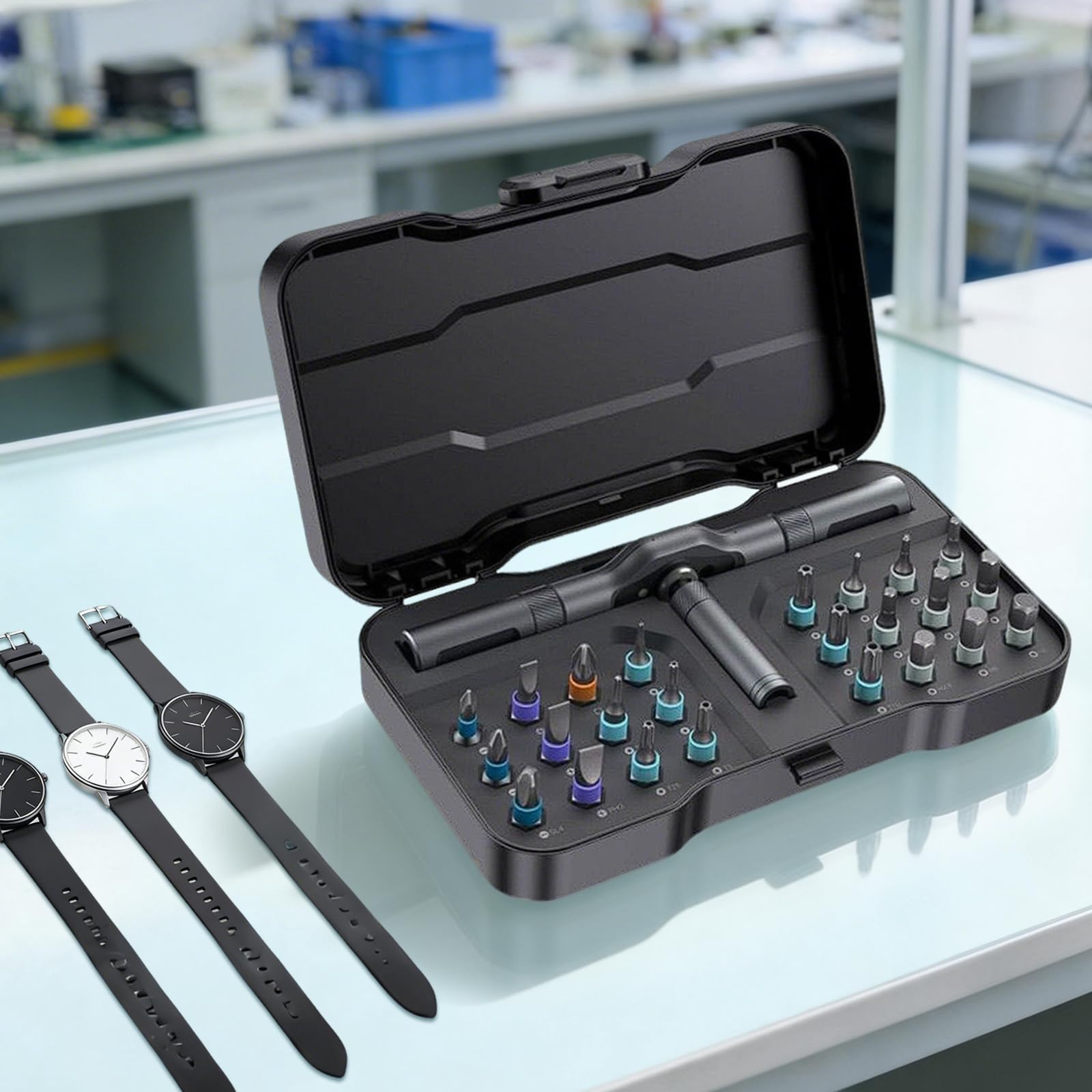 Set di cacciaviti 24 in 1, set di cacciaviti a cricchetto, utensili per la
