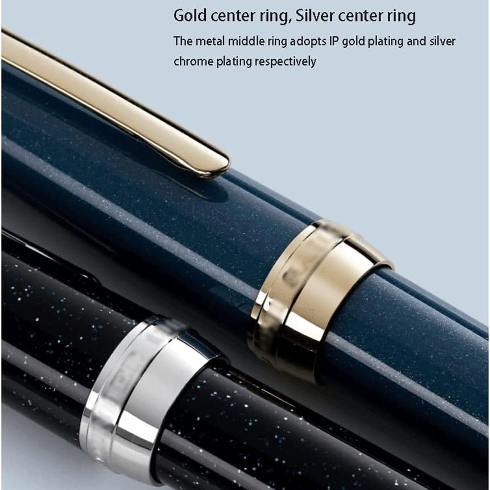 Hochwertiger Füllfederhalter mit 0,4 mm feiner Feder for sanftes Schreiben, Kalligrafie und luxuriöse Signatur – ideal for Damen und Herren.(Purple)