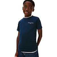 Tommy Hilfiger Mini Corp T-Shirt Ks0ks00661 Maglietta S/S, Blu (Dark Night Navy)