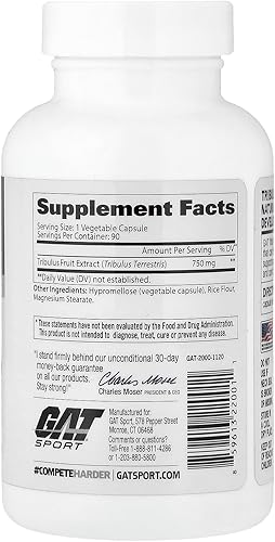 Miniatura 2 de Cápsulas GAT Tribulus, 90 unidades