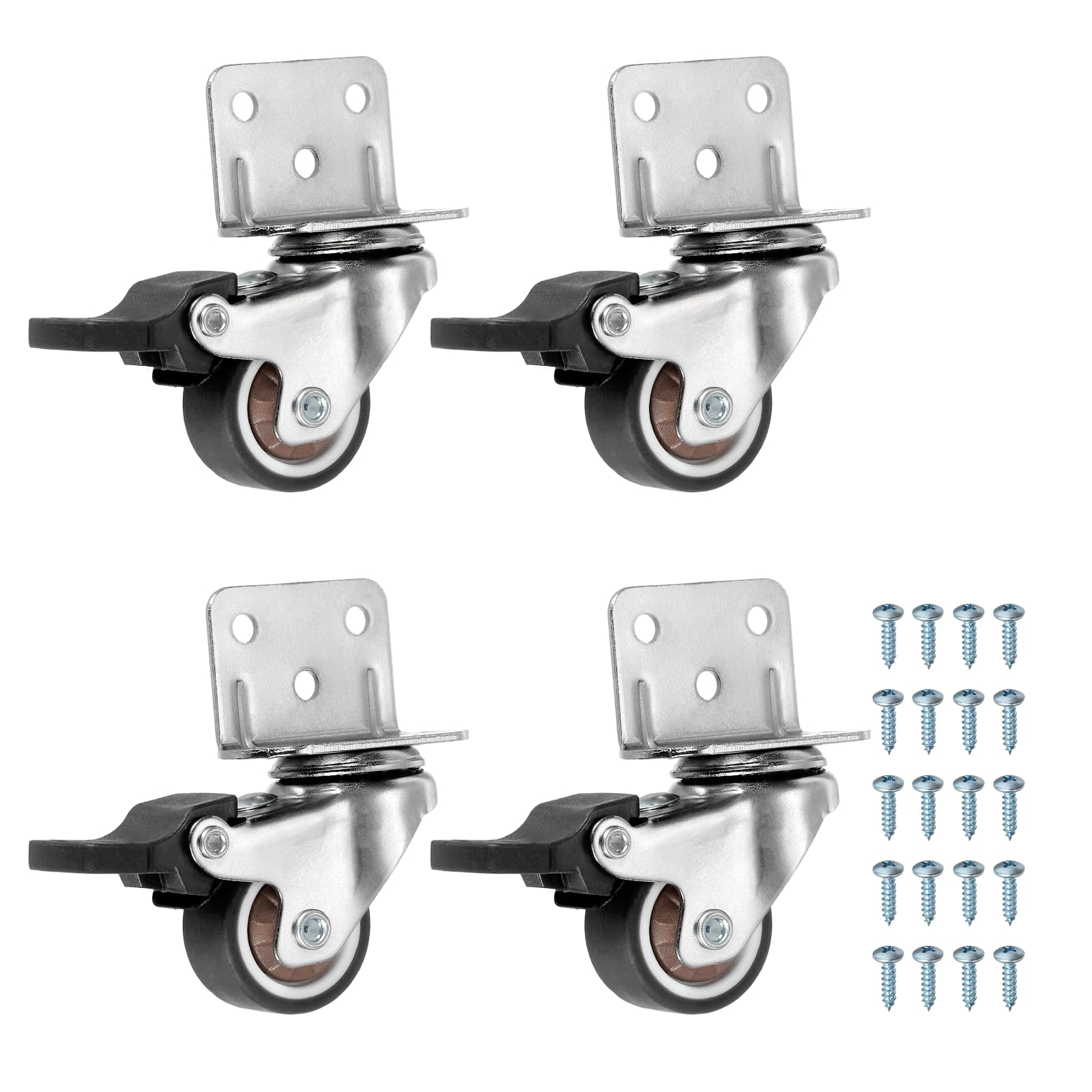 PATIKIL 1 Inch Caster Wheels