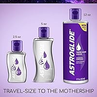 Vista 9 de Astroglide Lubricante a base de agua (2.5 onzas), lubricante personal líquido para hombres, mujeres y parejas, seguro para juguetes, tamaño apto