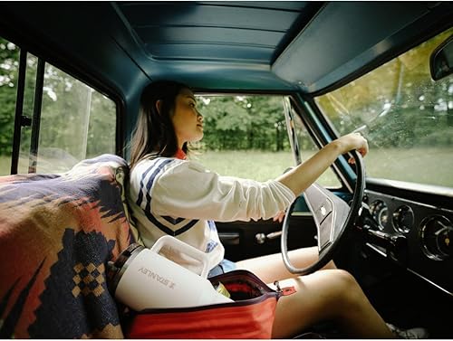 Miniatura 9 de STANLEY Quencher ProTour - Vaso de paja con tapa a prueba de fugas, popote y asa integrados, compatible con portavasos para viajes, vaso de acero