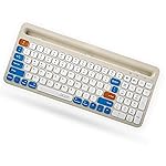 Acer SwiftPRO Multi-Device Bluetooth Wireless Keyboard with Cradle & Numpad | USB-C Rechargeable | 99 Keys, 80H Battery | Compact & Quiet | Compatible with Windows, Mac, Android, Laptop, Tablet, Phone