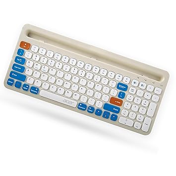 Acer SwiftPRO Multi-Device Bluetooth Wireless Keyboard with Cradle & Numpad | USB-C Rechargeable | 99 Keys, 80H Battery | Compact & Quiet | Compatible