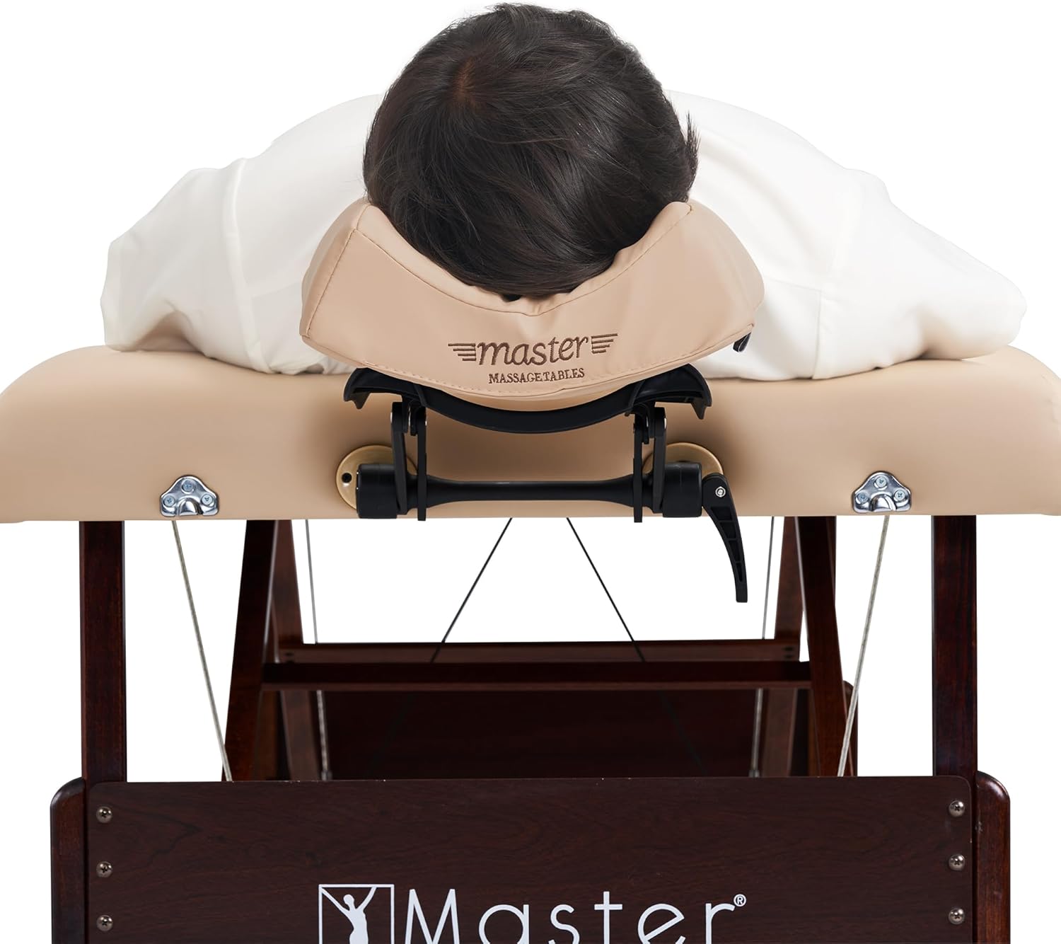 Master Massage Face Cradle, Cresent, Black