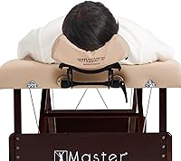 Vista 5 de Master Massage Cuna facial, media luna, negro