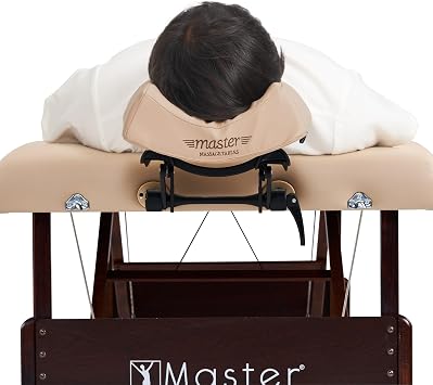 Master Massage Face Cradle, Cresent, Cream