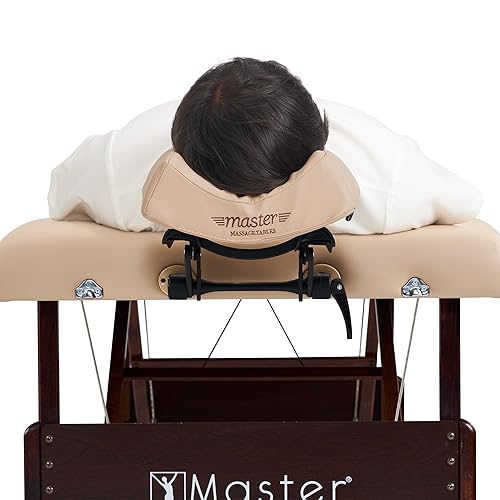 Miniatura 5 de Master Massage Cuna facial, media luna, negro