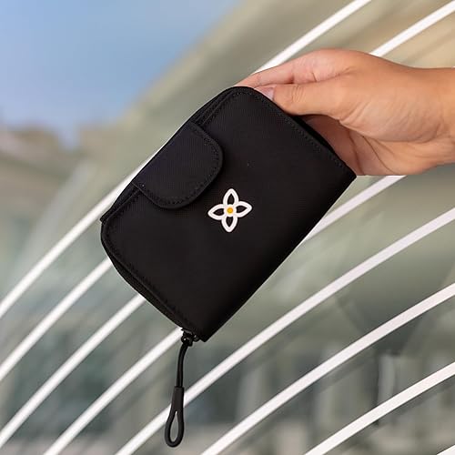 Miniatura 7 de Sherpani Barcelona, pequeña cartera de nailon bifold con bolsillo con cremallera para mujer, bolsa de viaje, protección RFID