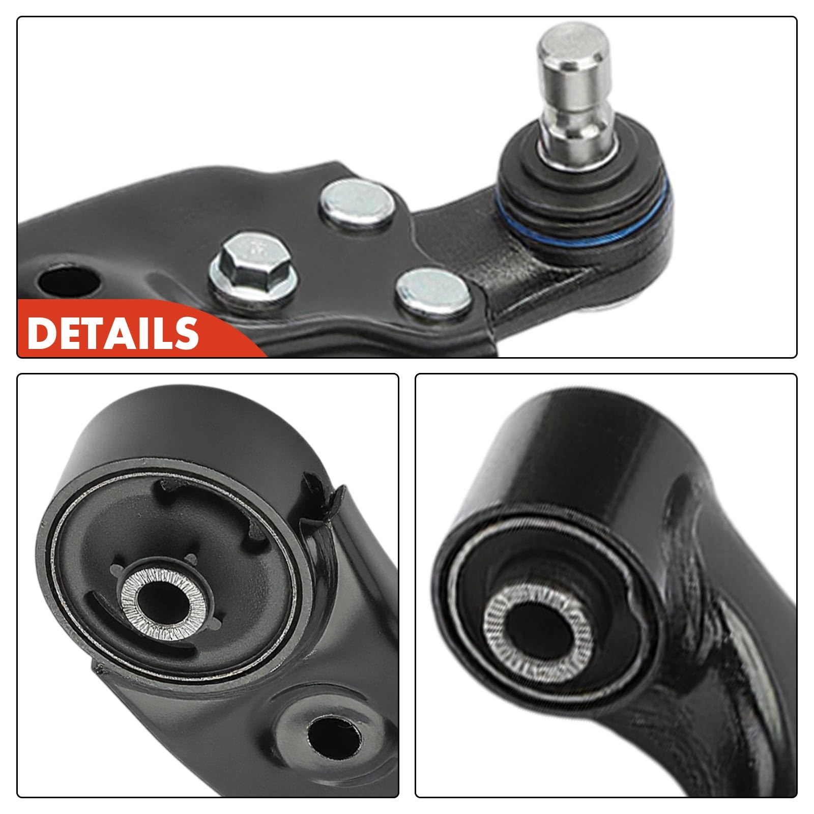 Frankberg Braccio oscillante manubrio triangolare, compatibile con iX35 2010-2015Sportage Control Arm Kit Frontale 2 pezzi Replace# 545002S000