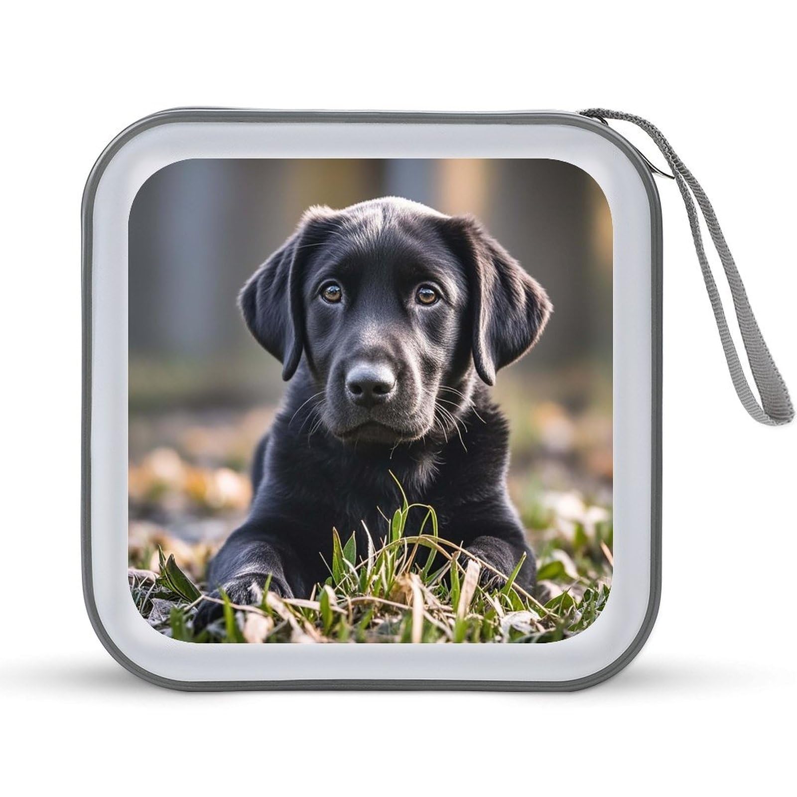 JTREHY - 40 Sheets CD Storage Case Portable Zipper Portable CD DVD Case for Car Home Office Game Disc Audio Music