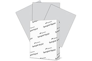 Springhill Premium Gray Printed Vellum Cardstock Paper