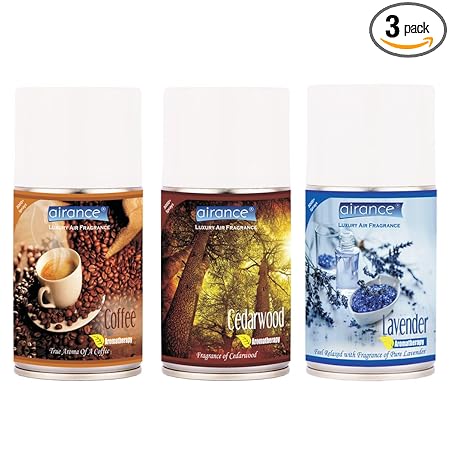 Airance Air Freshener Refill Coffee, Cedarwood & Lavender - 250 ML - 3000+ Sprays - Fits Almost All The Dispensers