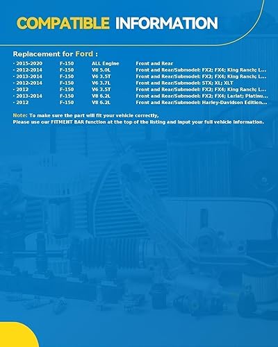 Miniatura 30 de PHILTOP Kit de freno delantero para Toyota 4Runner 2003, 2004, 2005, 2006, 2007, 2008, 2009, Toyota 4Runner, rotores de frenos y pastillas de freno
