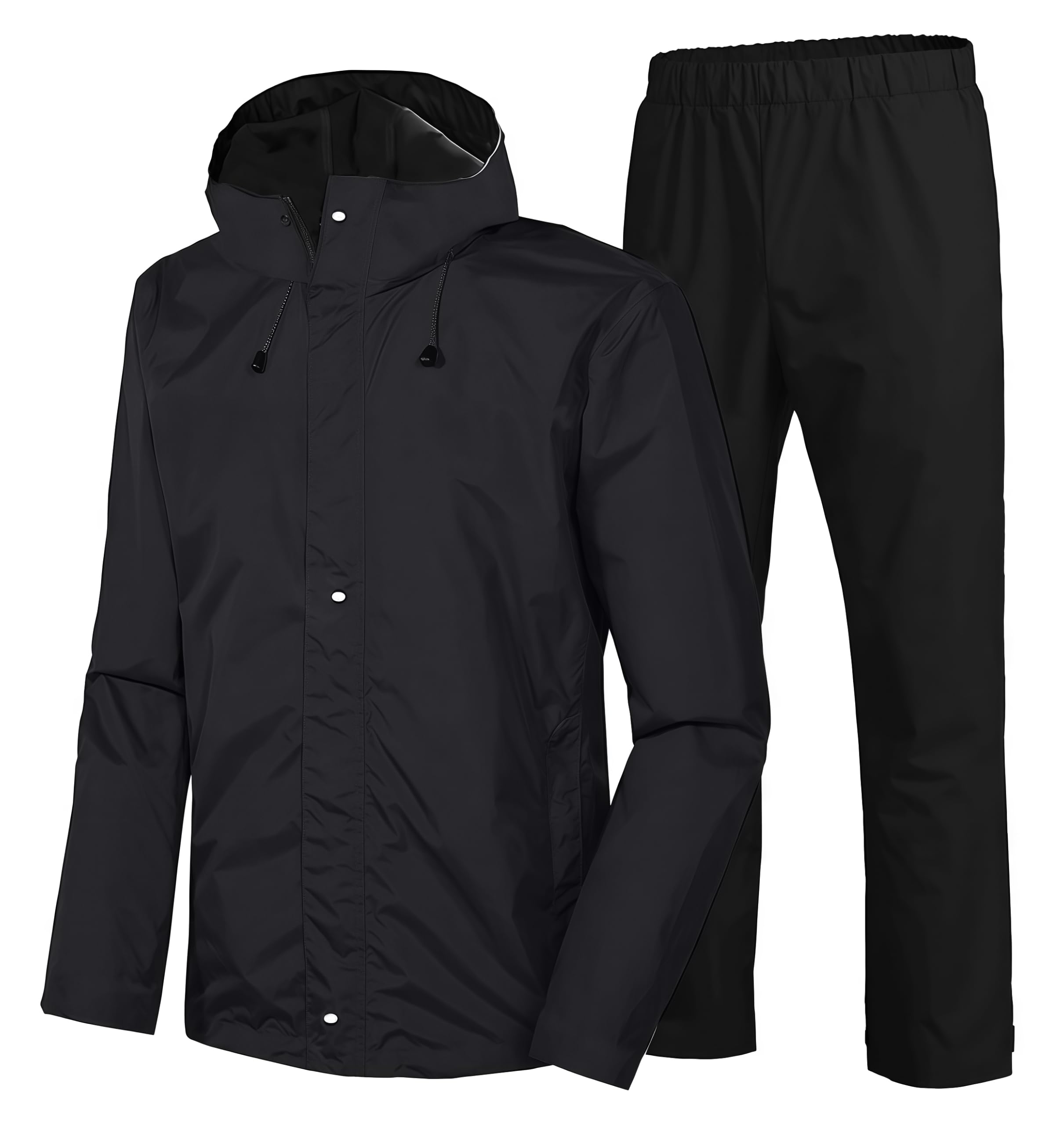 Mens Raincoat Suit with Pant Set Modestra Series | Waterproof Lightweight Breathable Rain Wear | Strong Stitching, Elastic Cuff & Waterproof Zipper Raincoat for men waterproof-image-2