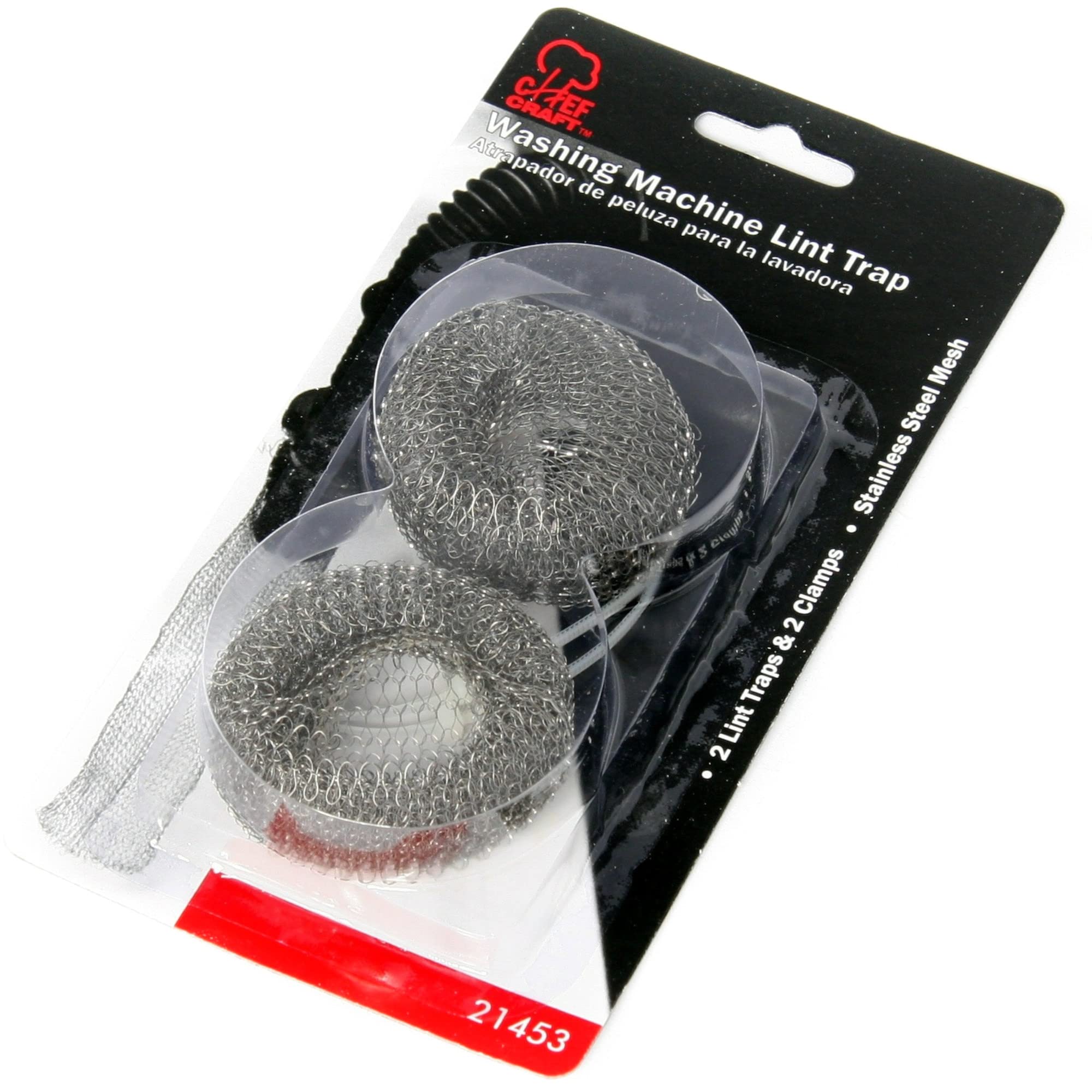 Amazon.com: Chef Craft Select Lint Trap, 2 Piece Set, Stainless