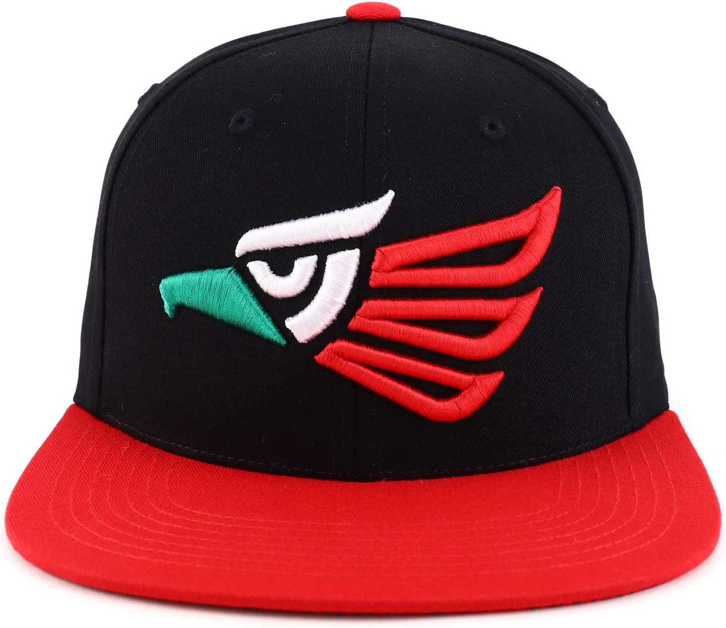 Trendy Apparel Shop Hecho En Mexico Eagle 3D Embroidered Snapback Cap - Image 2