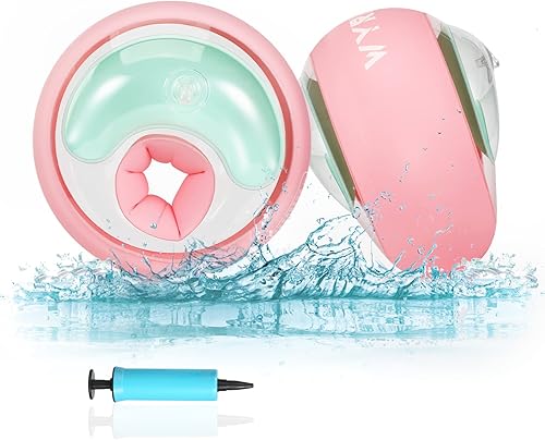 Flotadores de brazo para niños de 1 a 6 años, flotadores de brazo para piscina de 13 a 44 libras, flotadores inflables para bebés, flotadores de