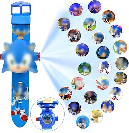 Orologio Bambini Con Proiettore - 24 Motivi Animati, Digitale, Cinturino Morbido, Idea Regalo