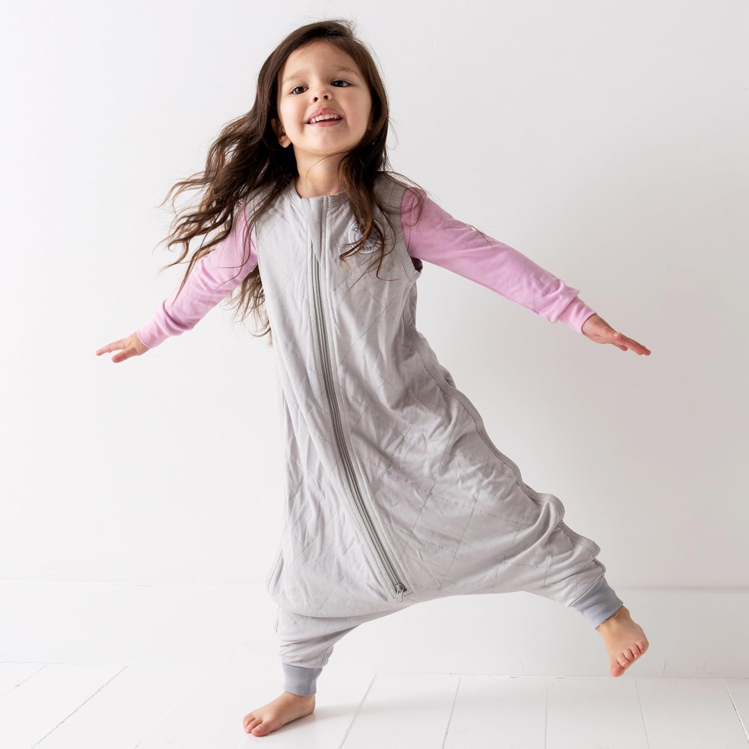 Dreamland Baby Toddler Sleep Sack with Feet, 1.0 TOG Temperature Rating - Ultra Soft Viscose Wearable, Breathable