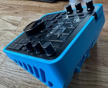 Anti-Slip Desktop Mount for Loupedeck CT, 30o Angle Console Stand, Professional Streaming and Video Editing Controller Mount, No-Tool Installation Blue