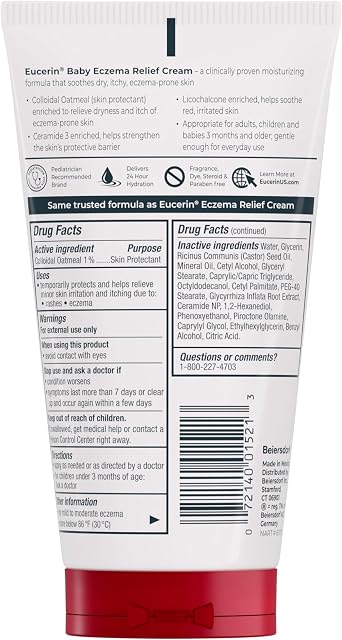 Eucerin Baby Eczema Relief Body Creme 5.0 Ounce