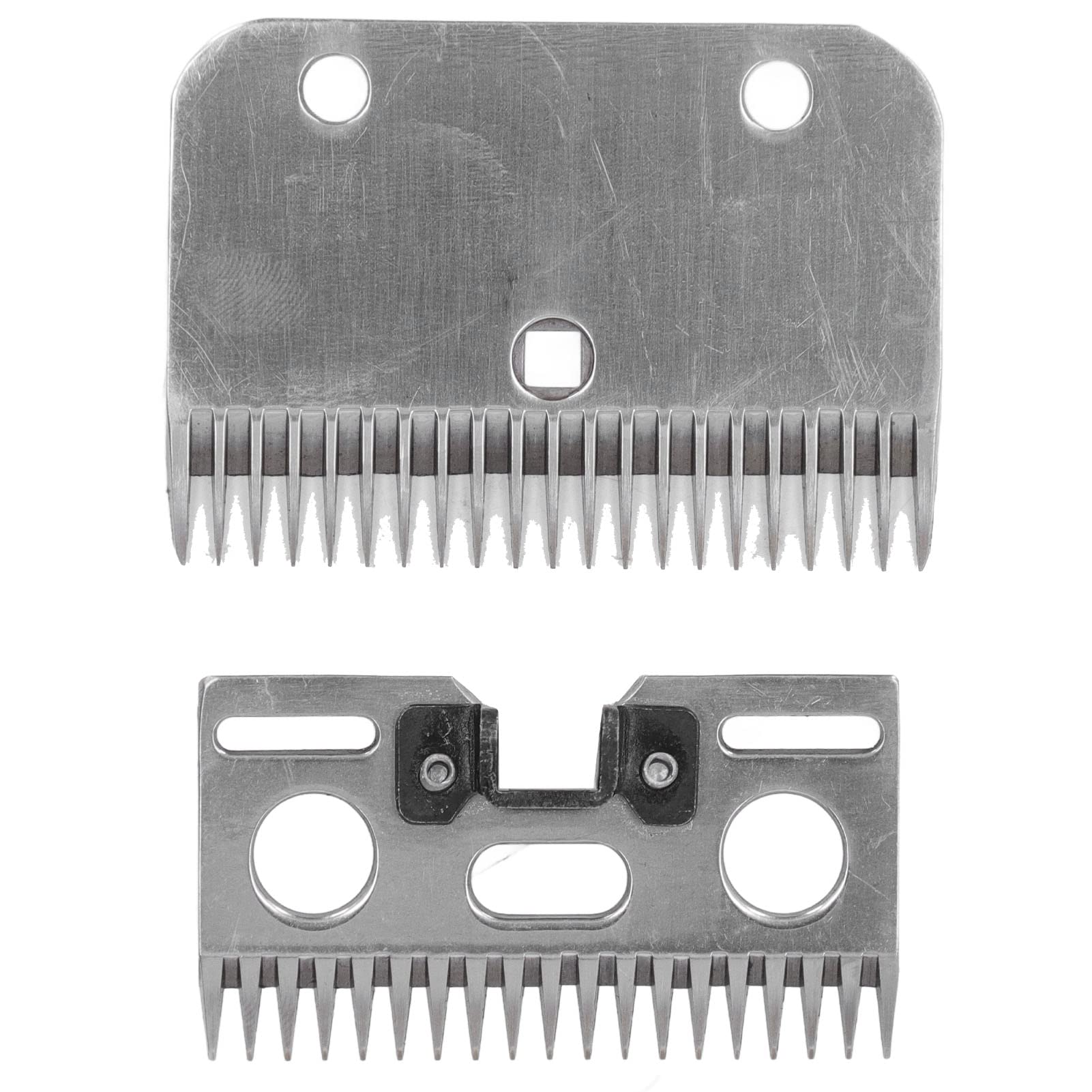 2Pcs 21 Dents Lames De Tondeuse À Cheval, Résistance Au Carbure À L'abrasion Lame De Tondeuse À Cheveux De Cheval Universelle, Accessoires De Tondeuse À Cheval De Rechange Pour Chevaux Chèvres Animaux