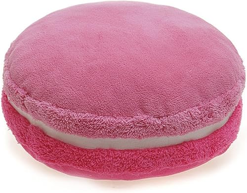 Miniatura 2 de Almohada decorativa redonda de plush con forma de macarrón ChezMax, de 14.5 pulgadas