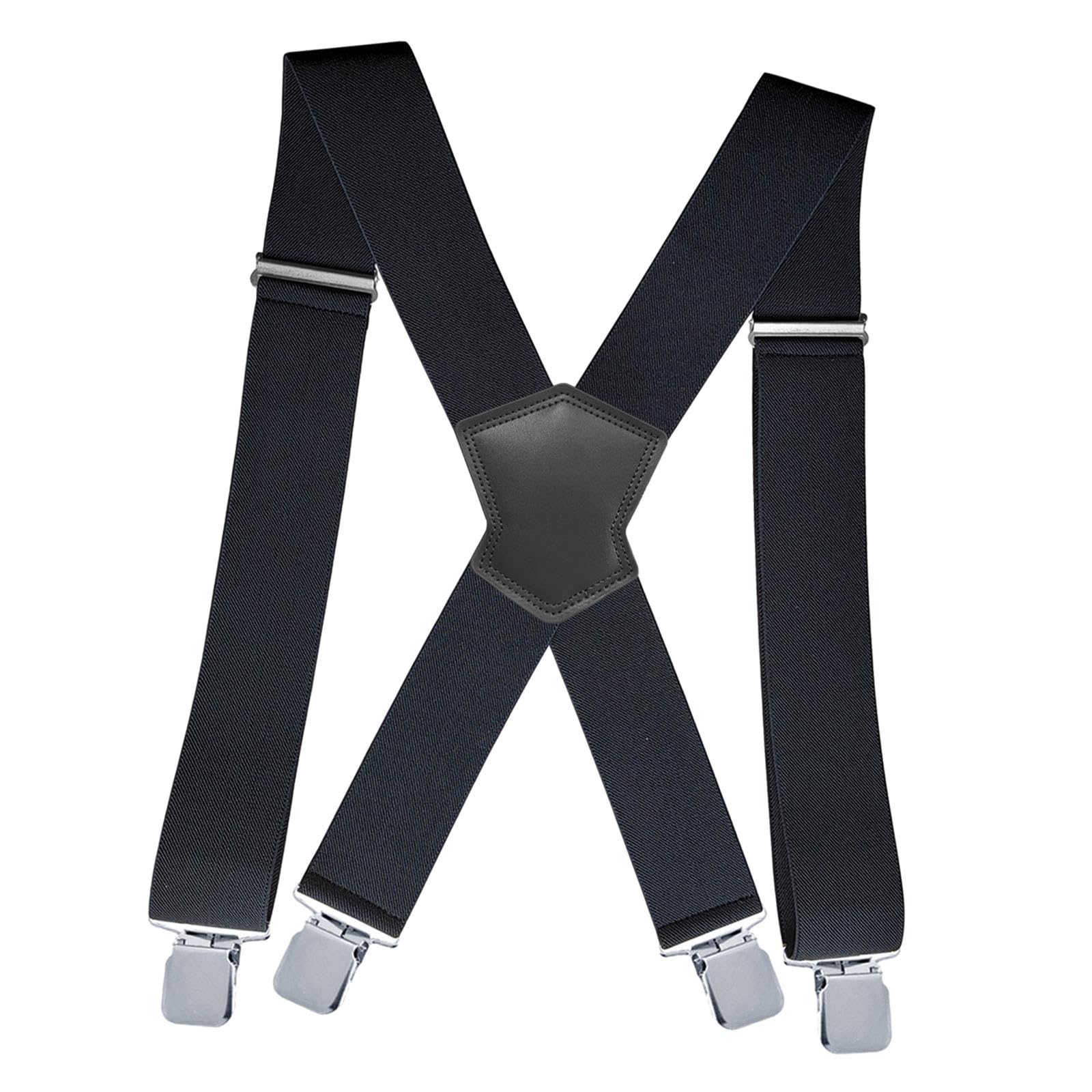 Mens Suspender Adjustable Pants Supplies Side Clip Suspenders for Work Party Black|Clothing Shoes & Accessories | Mens Accessories | Suspenders Braces-image-33