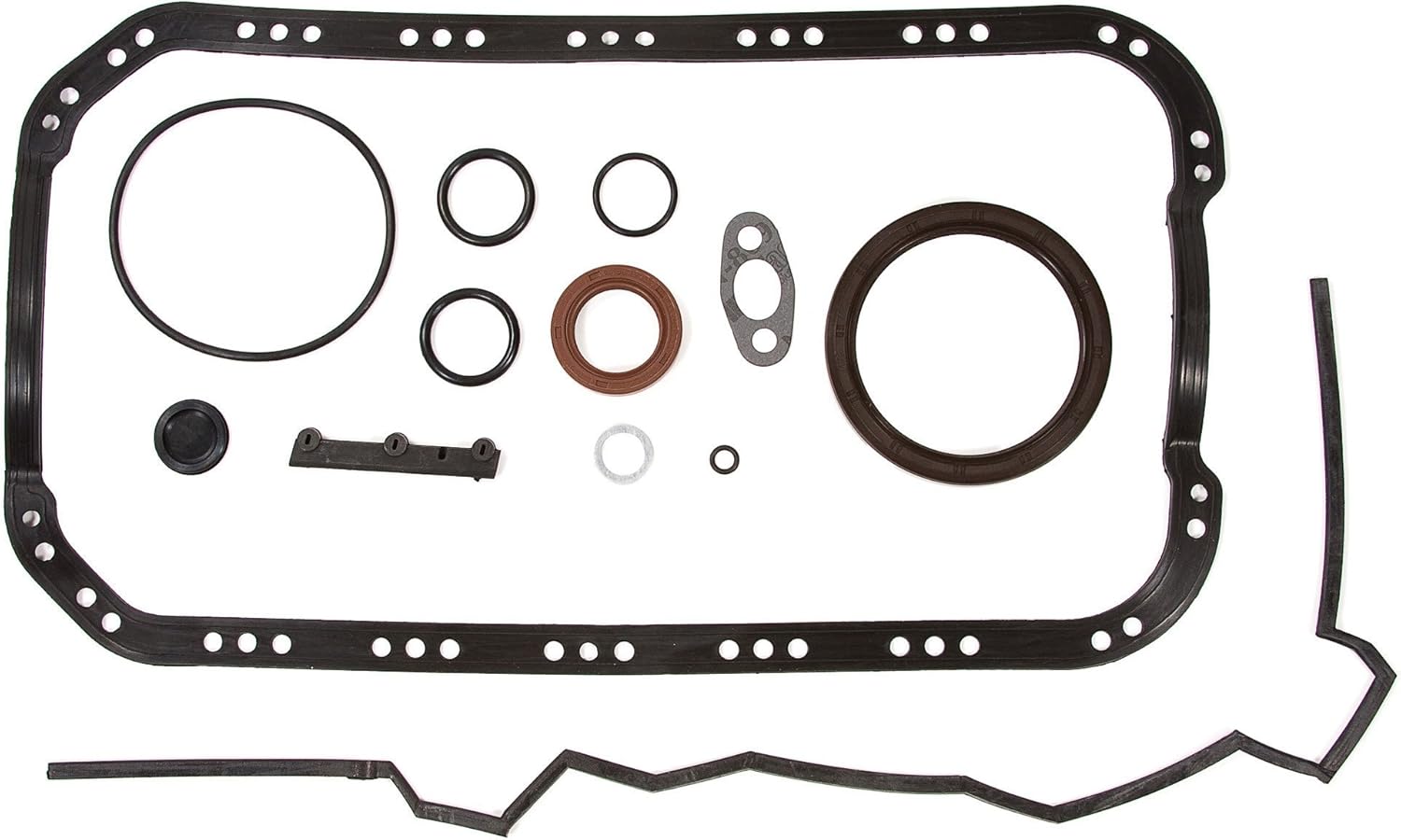 Evergreen Engine Rering Kit FSBRR4028 Compatible With 92-95 Honda Civic Del Sol D16Z6 Full Gasket Set, Standard Size Main Rod Bearings, Standard Size Piston Rings