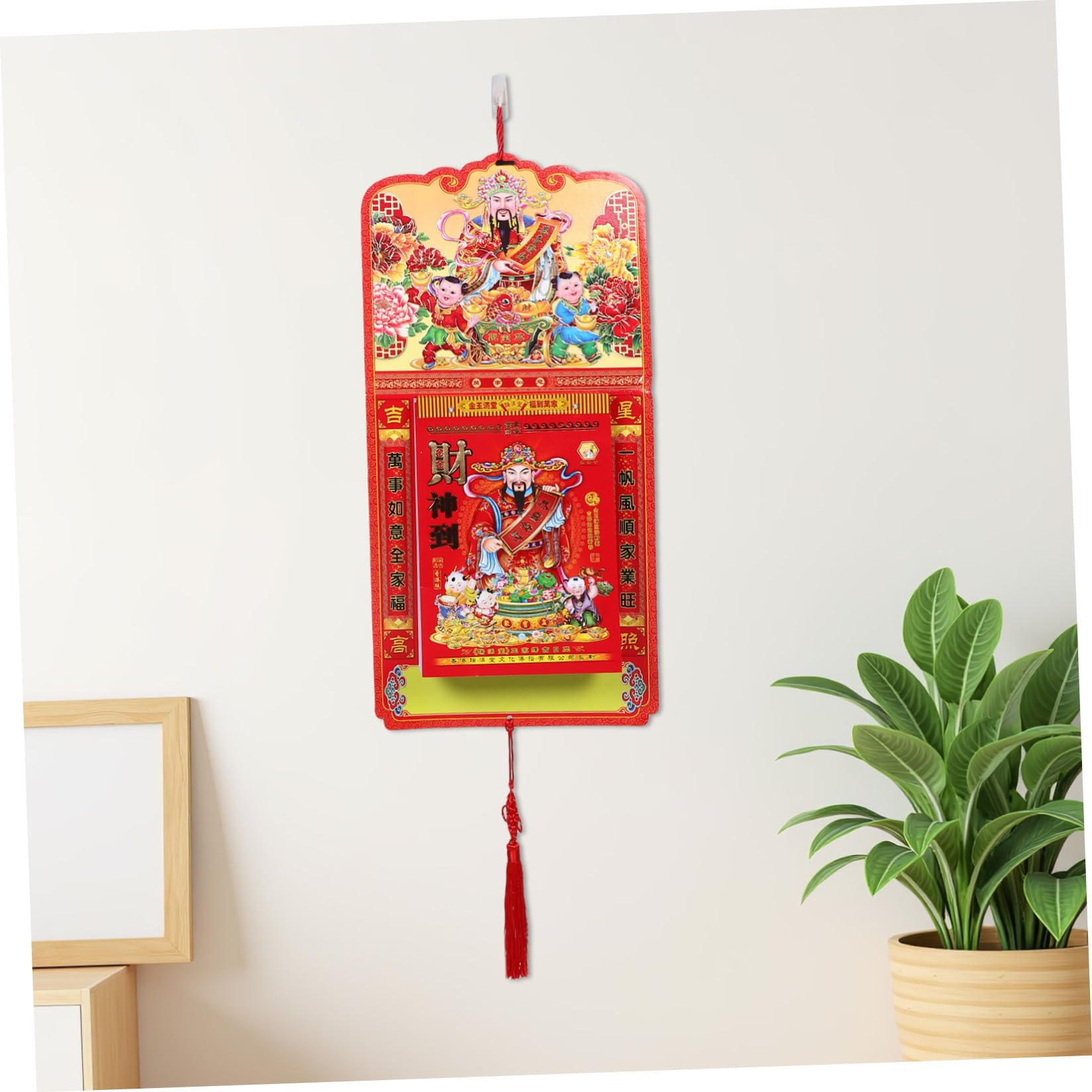 Calendario da Muro Anno della Pecora Strappabile con Calendario Lunare e Astrologico per Ufficio e Casa Decorazione Pratica e Funzionale