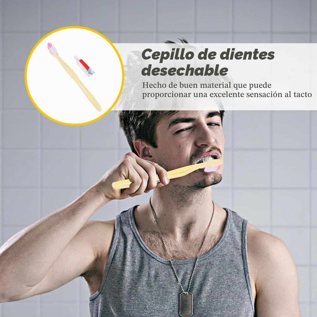 100 Cepillos De Dientes Desechables Con Pasta Para Viajes, Hoteles Y Camping, Cepillos De Colores Surtidos, Portátiles Y Prácticos